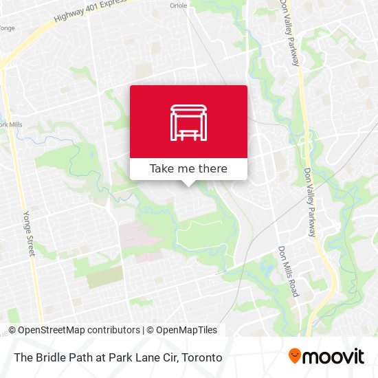 The Bridle Path at Park Lane Cir map