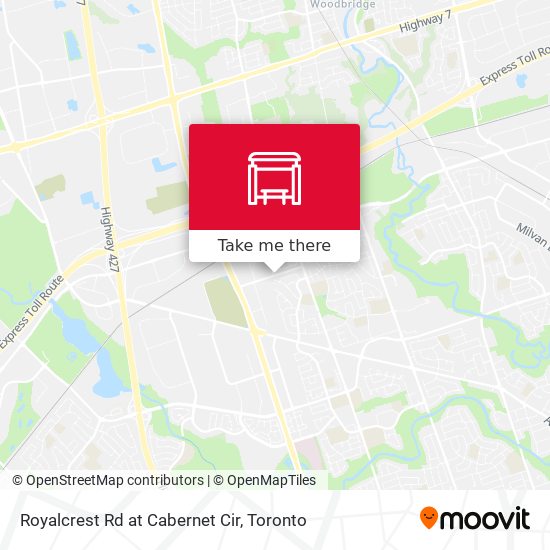 Royalcrest Rd at Cabernet Cir map