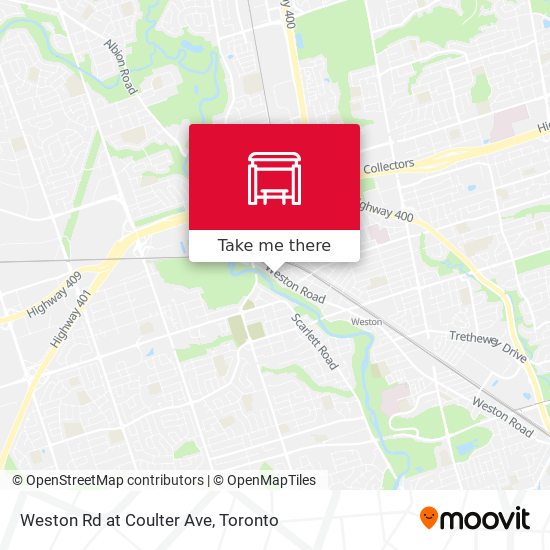 Weston Rd at Coulter Ave plan