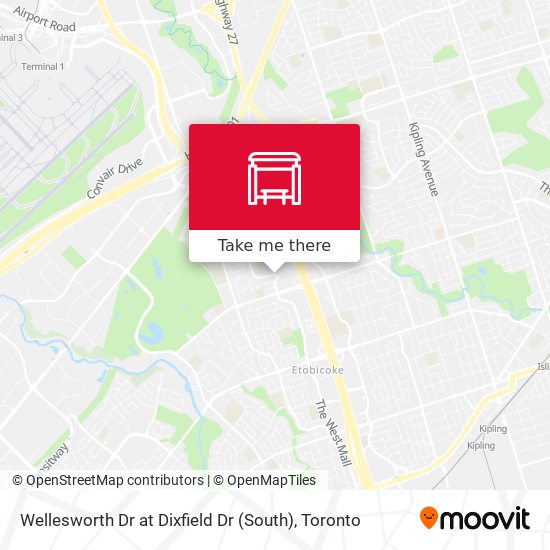 Wellesworth Dr at Dixfield Dr (South) map