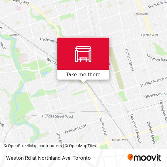 Weston Rd at Northland Ave plan