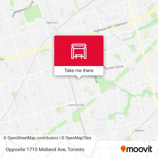 Opposite 1710 Midland Ave map