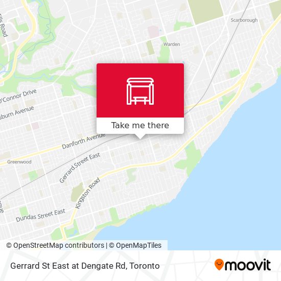 Gerrard St East at Dengate Rd plan