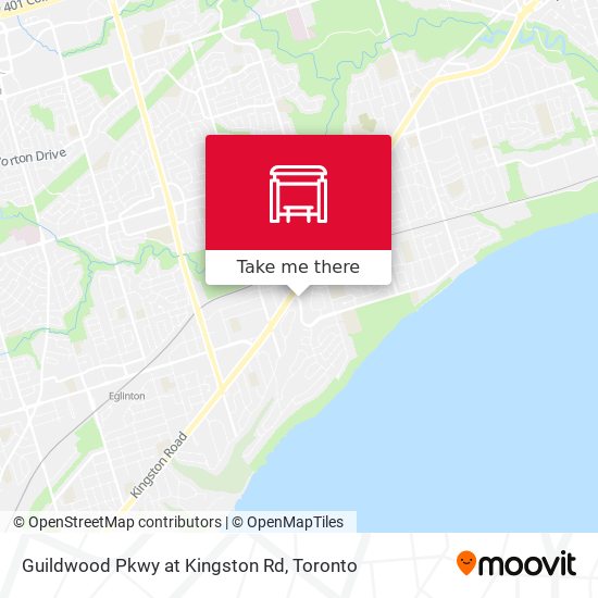 Guildwood Pkwy at Kingston Rd map