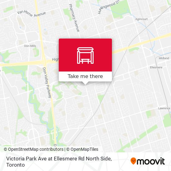 Victoria Park Ave at Ellesmere Rd North Side plan