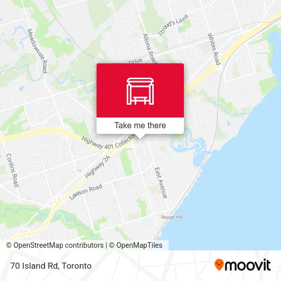 70 Island Rd map