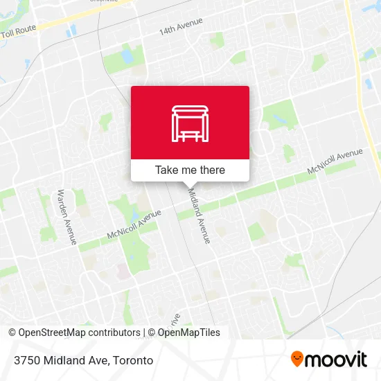 3750 Midland Ave map