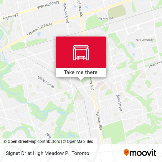 Signet Dr at High Meadow Pl map