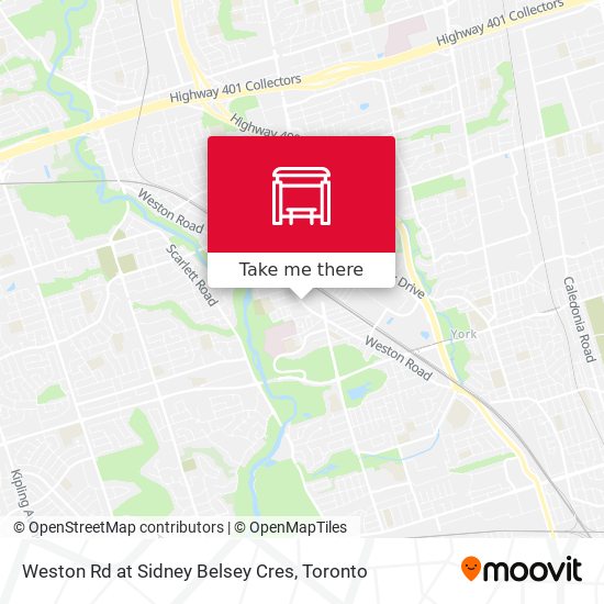 Weston Rd at Sidney Belsey Cres map