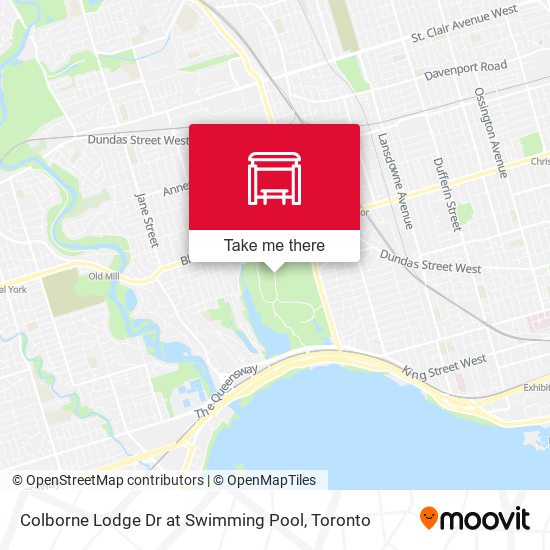 Colborne Lodge Dr at Swimming Pool plan