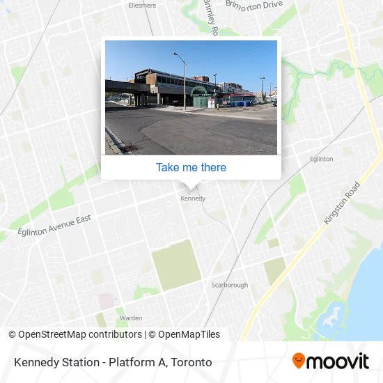 Kennedy Station - Platform A plan