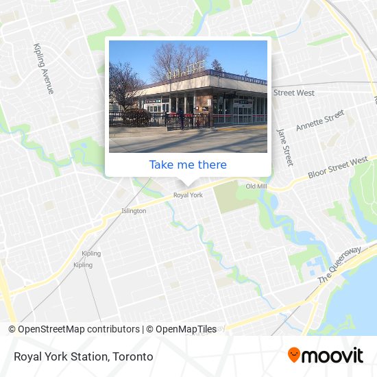 Royal York Station map