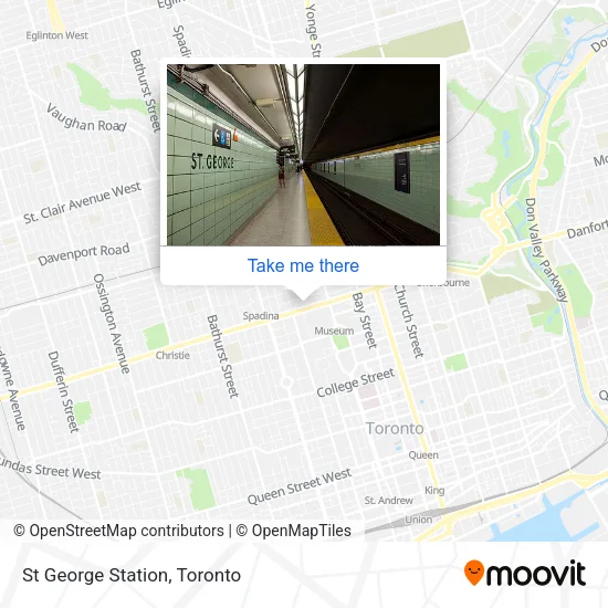 St George Station map