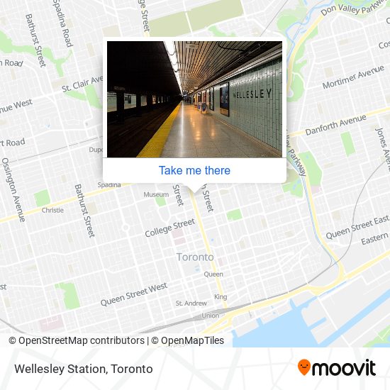 Wellesley Station map