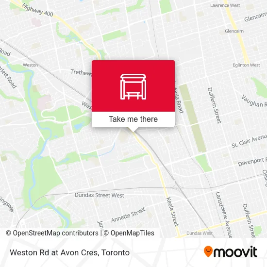 Weston Rd at Avon Cres plan