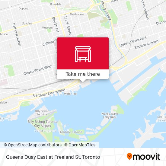 Queens Quay East at Freeland St plan