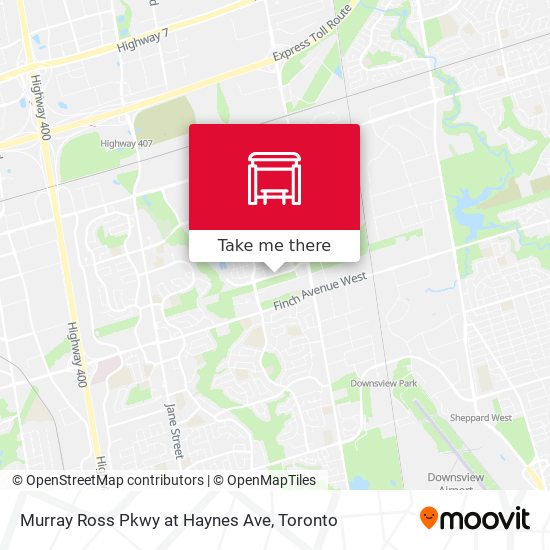 Murray Ross Pkwy at Haynes Ave map