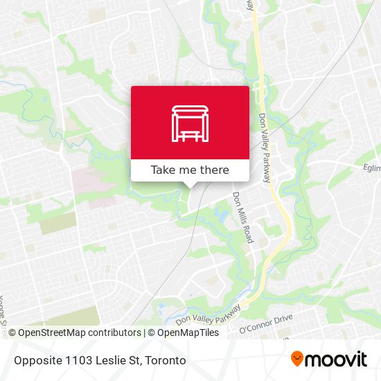 Opposite 1103 Leslie St plan