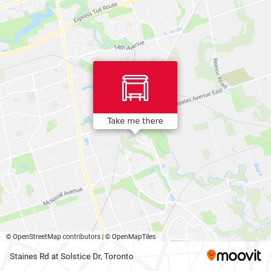 Staines Rd at Solstice Dr map
