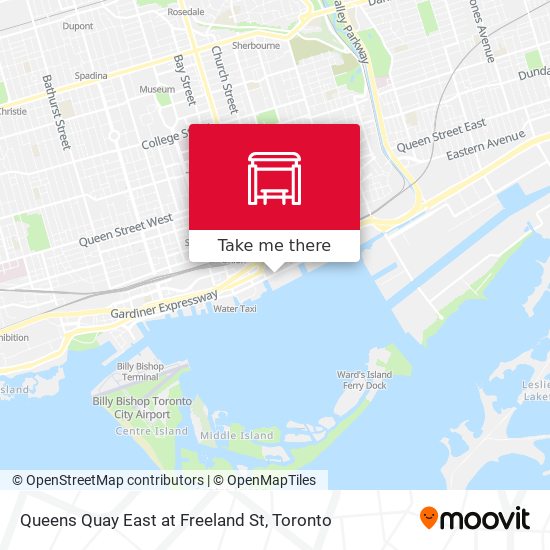 Queens Quay East at Freeland St plan