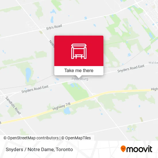 Snyders / Notre Dame map