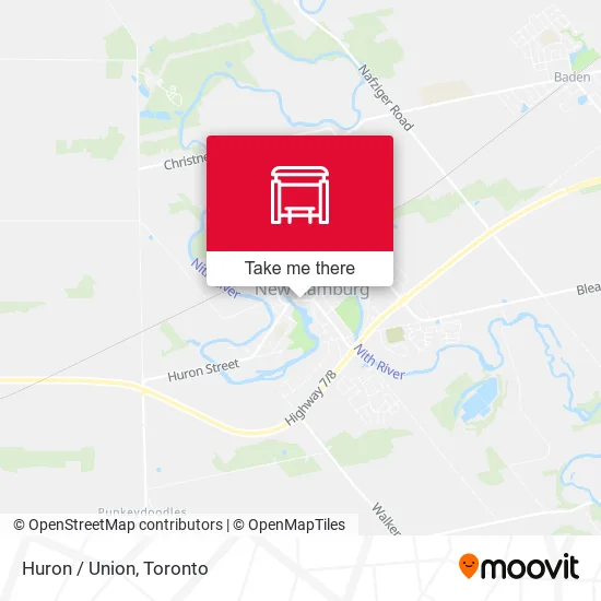 Huron / Union map