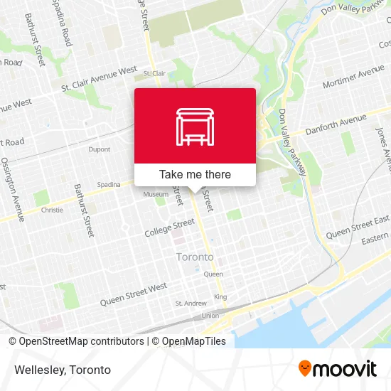 Wellesley map