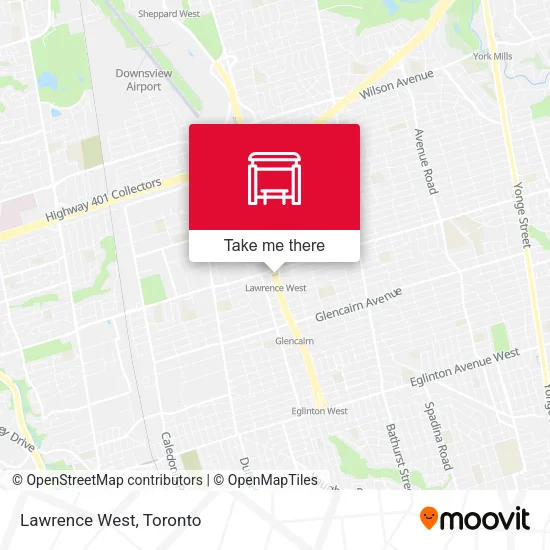 Lawrence West map