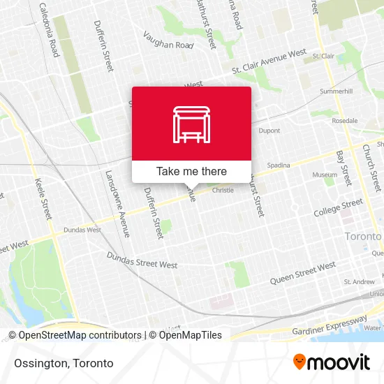 Ossington map