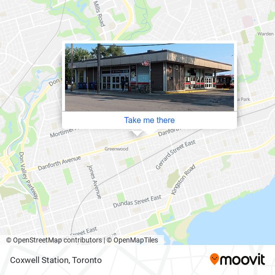 Coxwell Station plan