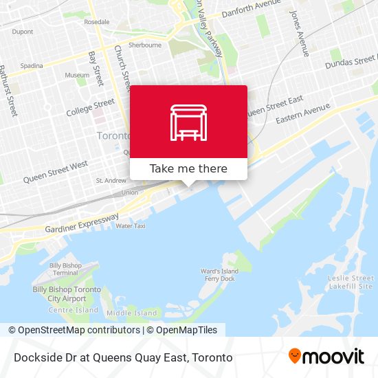 Dockside Dr at Queens Quay East plan