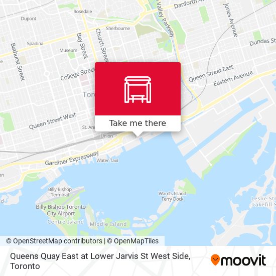 Queens Quay East at Lower Jarvis St West Side plan