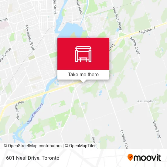 601 Neal Drive map