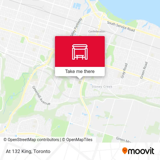 At 132 King map