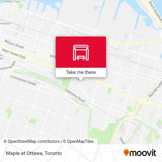 Maple at Ottawa map