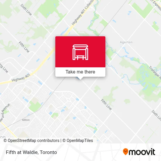 Fifth at Waldie map
