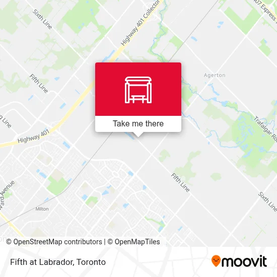 Fifth at Labrador map