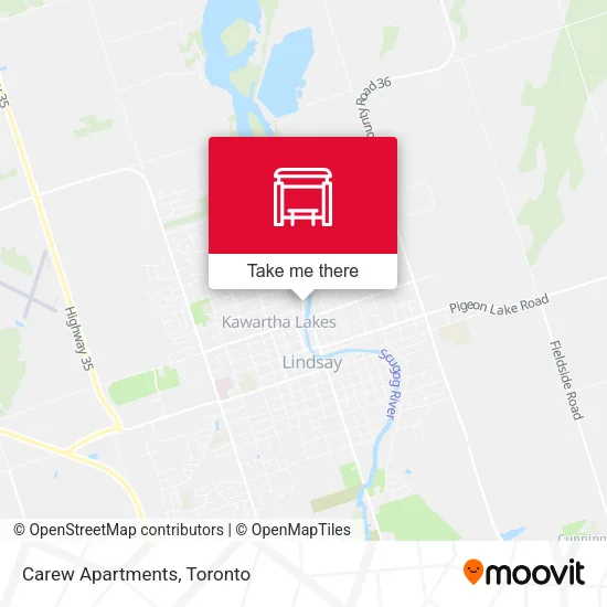 Carew Apartments map