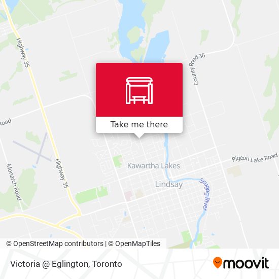 Victoria @ Eglington map