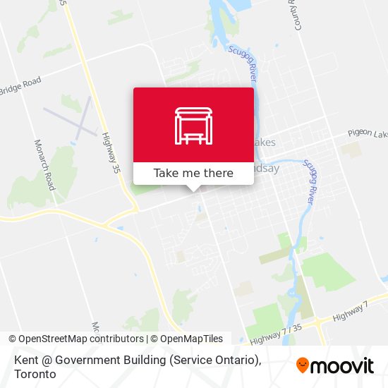 Kent @ Government Building (Service Ontario) map