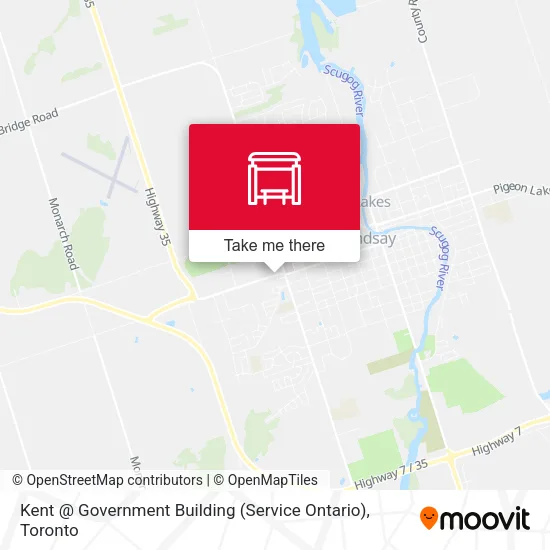 Kent @ Government Building (Service Ontario) map