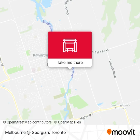 Melbourne @ Georgian map