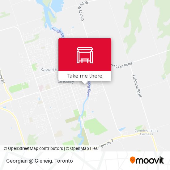 Georgian @ Gleneig map