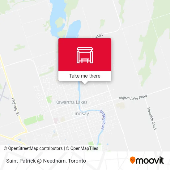 Saint Patrick @ Needham map