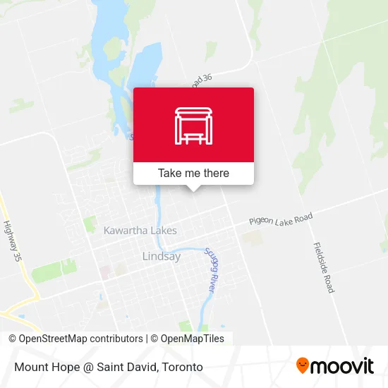 Mount Hope @ Saint David map
