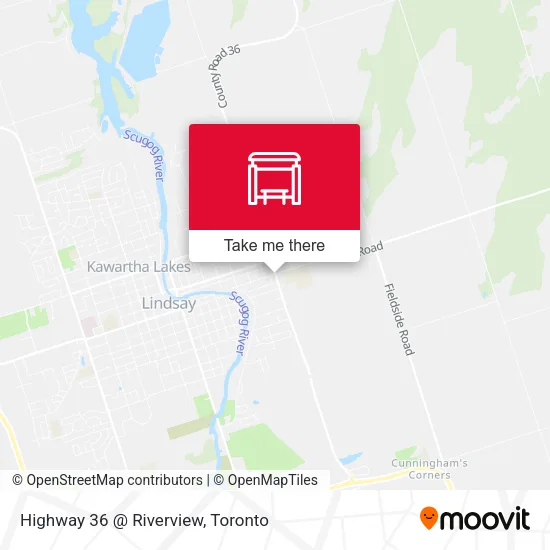 Highway 36 @ Riverview map