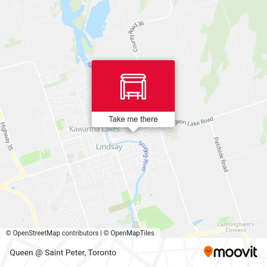 Queen @ Saint Peter map