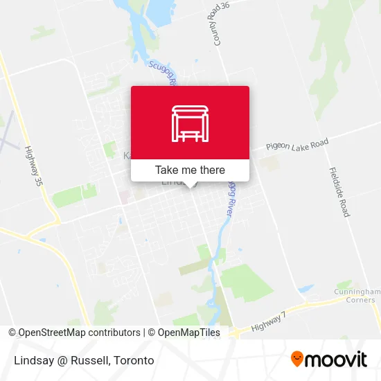Lindsay @ Russell map