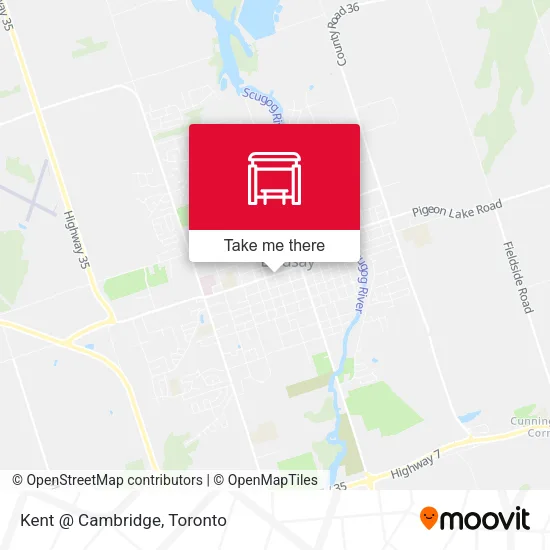 Kent @ Cambridge map