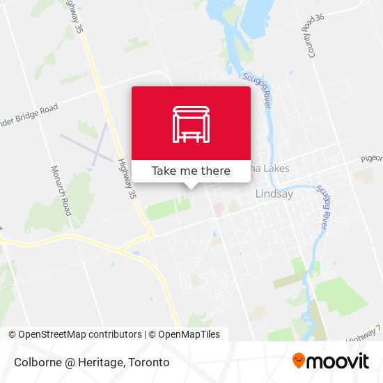 Colborne @ Heritage map